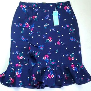 NWT Draper James ruffle skirt